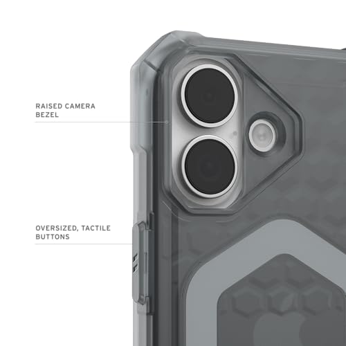 URBAN ARMOR GEAR UAG Designed for iPhone 17 Case Essential Armor - Compatible with MagSafe Translucent Military Grade Protective Cover, Ash - color: Essential Armor - Ash