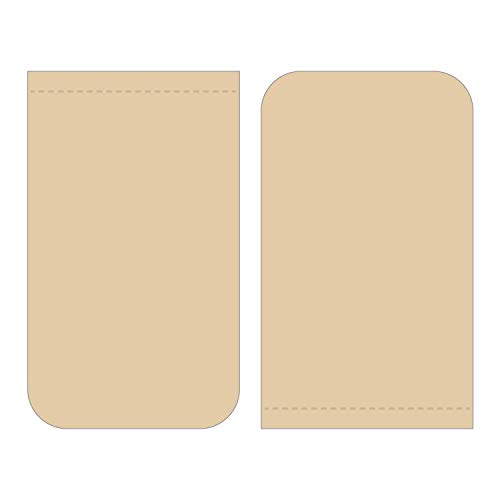 Rite in the Rain Weatherproof On The Go Wallet Notebook, 2" x 3.375", Tan Cover, Blank Pages, 6 Pack (No. OTG971TL) - color: Tan