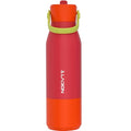 LAOION 32 oz Insulated Stainless Steel Water Bottle - color: Red, size: 32 Ounces