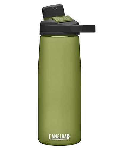CamelBak Chute Mag Water Bottle with Magnetic Leak‑Resistant Cap, Lightweight Tritan Design for Everyday Hydration - color: Olive, size: 25 Ounces