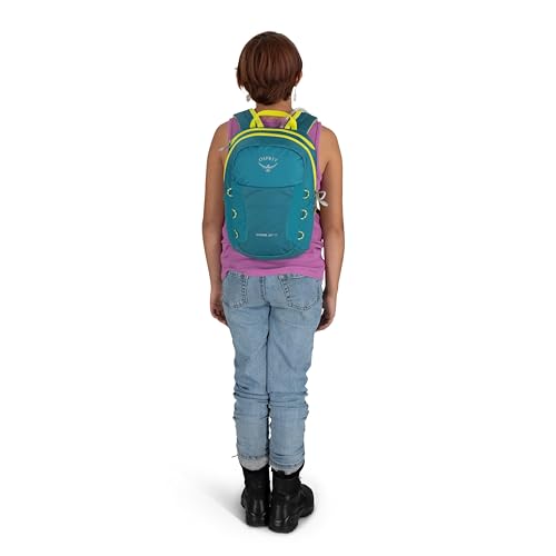 Osprey HydraJet 12L Kids' Hiking Pack with Hydraulics Reservoir, Green OS - color: Green Canopy
