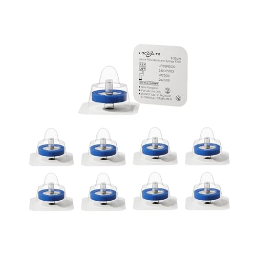 PES Syringe Filters, 13mm, 0.22um, Sterile, Individually Packed, 10 Pack - size: 0.22um, 13mm