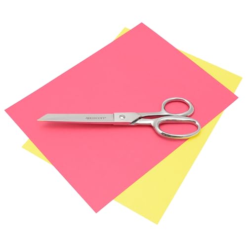 Westcott 9in Forged Classic Fabric and Paper Scissors, Heavy Duty, Knife-Edge for Sewing, Tailoring, General Arts and Crafts, Office - size: 9-Inch Straight