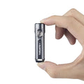 ThruNite Ti Mini Keychain Flashlight USB-C Rechargeable 650 Lumens (Grey) | IPX-6 Waterproof EDC Pocket Light, Magnetic Tail, 5 Modes, 6061-T6 Aerospace Aluminum, 26.5g for Camping Everyday Carry