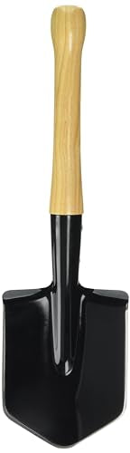Cold Steel Special Forces Spetsnaz Shovel CS-92SFS with Medium Carbon Steel Blade, Hickory Handle, and Core-Ex Sheath - 19.68" / 2mm Thick Blade