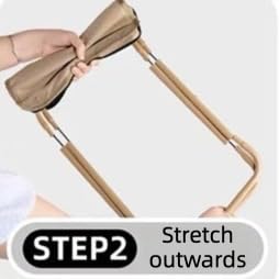 Portable Folding Camp Stool Lightweight Foldable Camping Stool Collapsible Backpacking Travel Fishing Stool Chair, Compact Folding Seat Collapsible Purse Chair(Khaki) - color: Khaki