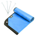 LYN Heavy Duty Emergency Blanket Survival Gear Waterproof Insulated Blanket Emergency Tarp for Camping, Hiking, Bushcraft - color: Blue