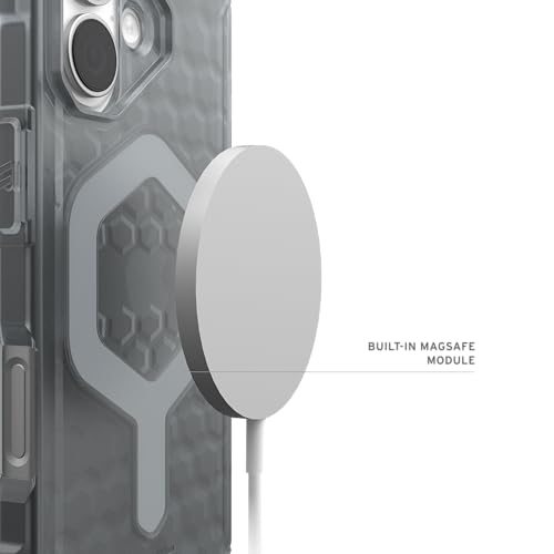 URBAN ARMOR GEAR UAG Designed for iPhone 17 Case Essential Armor - Compatible with MagSafe Translucent Military Grade Protective Cover, Ash - color: Essential Armor - Ash