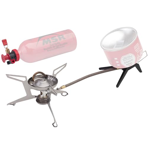 MSR WhisperLite Universal Compact Hybrid Fuel Camping and Backpacking Stove