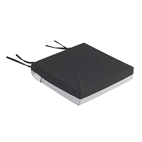 Drive Medical Premier One Foam Cushion, 16 x 16 Inch | Foam Cushion Provides Comfortable, Supportive Seating for Wheelchairs, Rollators and Everyday Home Chairs - size: 16" x 16"