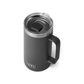YETI Rambler 24 oz Mug, Vacuum Insulated, Stainless Steel with MagSlider Lid - color: Charcoal