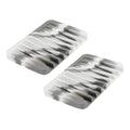uxcell 2 Pcs Self Draining Silicone Soap Dish, Soap Tray with Drainage for Bathroom Shower Kitchen Sink, 4.5" x 3.1" x 0.4", Grey/White - color: Grey/White