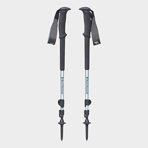 BLACK DIAMOND Trail Trekking Poles (Pair), Lightweight, Aluminum, Hiking - color: Women's Alpine Lake, size: 100-125 cm (Foam Grip)