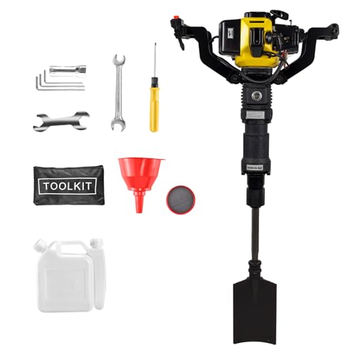 52cc 2-Stroke Gas Powered Planting Shovel Digger