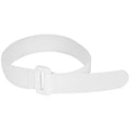 Reusable Cinch Straps 1.5" x 20" - 6 Pack, Multipurpose Quality Hook and Loop Securing Straps (White) - size: 1.5" x 20" White