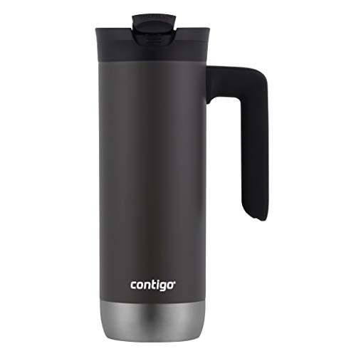 Contigo Superior 2.0 Stainless Steel Travel Mug with Handle with SNAPSEAL Lid, 20oz. - color: Sake, size: 20 Ounces