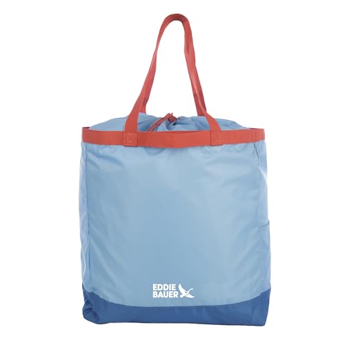 Eddie Bauer Stowaway Packable Tote Bag - color: Coast