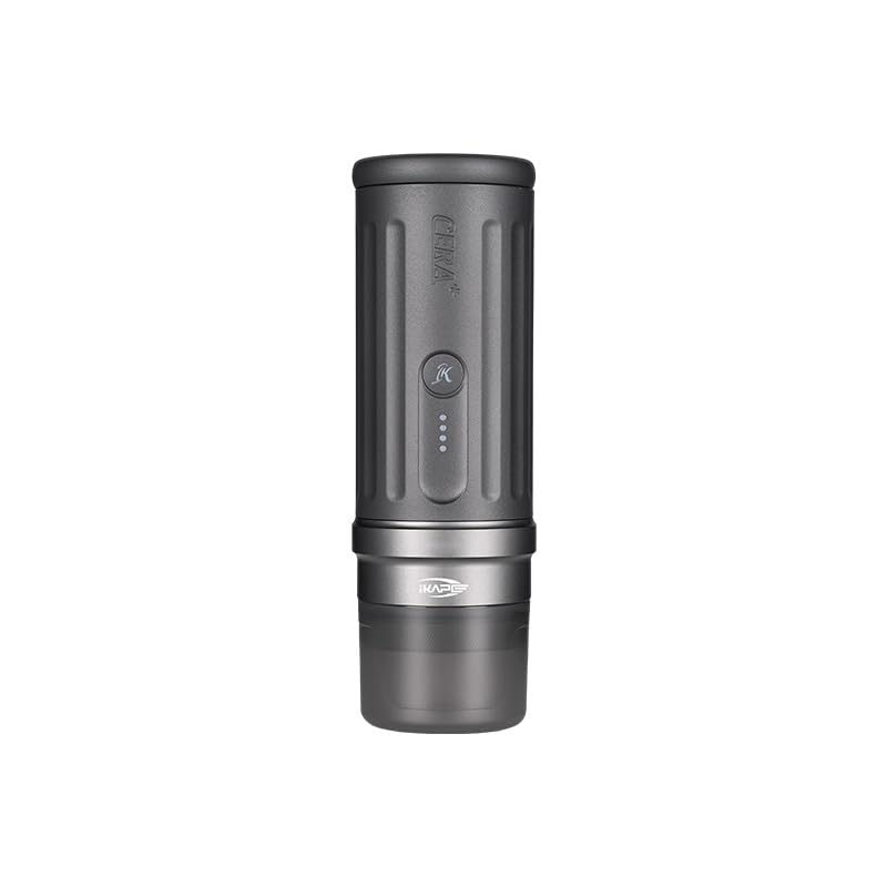 IKAPE Newly KAPO K2 Portable Espresso Machine with Bl uetooth APP Connect & 51mm Bottomless Basket, Electric Coffee Maker 20 Bar Pressure, for Home, Travel, Camping - size: 51mm