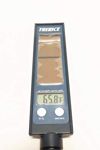 TRERICE SX9140605 6IN Solar Powered Aluminum STEM -40-300F Digital Thermometer