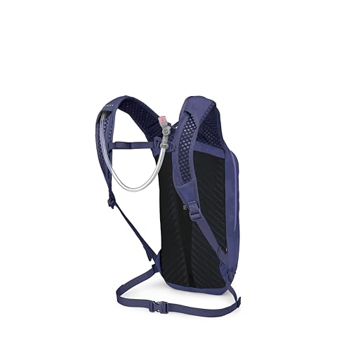 Osprey Berm Biking Backpack with Hydraulics Reservoir - Lightweight Hydration Backpack for Men and Women - color: Botswana Purple Dust Print, style: 8l