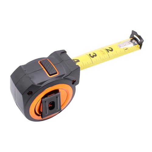Wrango Tools Tape Measure 16 FT - Measuring Tape Retractable - Oversized & Double-Sided Print - Blade Lock, Finger Brake - High Performance Nylon Coating, 10' Stand-Out - 13' Reach / 1-1/16" Blade - size: 16 FT