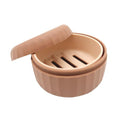 Silicone Travel Soap Box with Lid Draining Soap Container for Shower Compact Travel Soap Case Leak-Proof Design for Camping, Hiking, Gym & Outdoor Use Keeps Soap Dry & Hygienic (Mocha Mousse) - color: Mocha Mousse