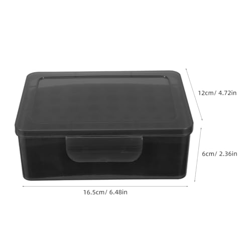KALLORY Aa AAA Battery Storage Box Battery Holder Organizer Storage Case for 6.49 X 4.72 X 2.36 in Batteries Portable Carrying Bag for Home Kitchen Garage Warehouse Organization