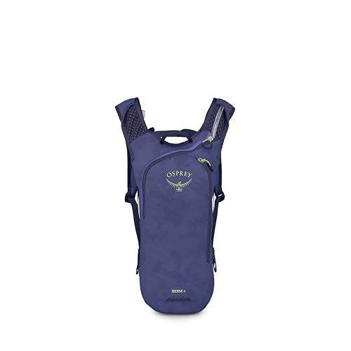 Osprey Berm Biking Backpack with Hydraulics Reservoir - Lightweight Hydration Backpack for Men and Women - color: Botswana Purple Dust Print, style: 4l
