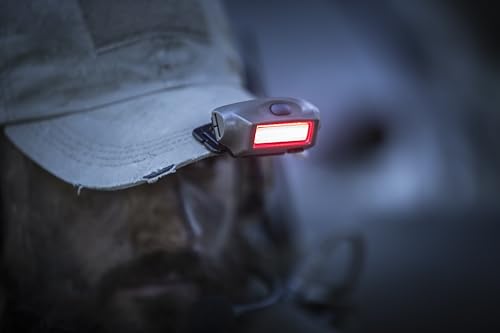 Streamlight 61706 Bandit 180-Lumen Red LED Headlamp, Coyote | 180 lumens; USB rechargeable capable; elastic head strap; carry clip; multi-mode lighting; IPX-rated water resistant