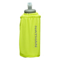 Nathan Handheld Soft Flask 18oz - Exo-Draw Insulated Collapsible Bottle - Grip-Free Strap & Rigid ExoSpine for Comfort/Support - Breathable Mesh Strap - Ideal Running/Hiking, Pinnacle, Lime Green - color: Lime Green, style: 18oz Insulated