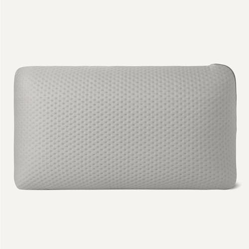 Amazon Basics Camping Pillow, Memory Foam Travel Pillow with Washable Cover