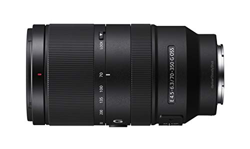 Sony Alpha 70-350mm F4.5-6.3 G OSS Super-Telephoto APS-C Lens, Black