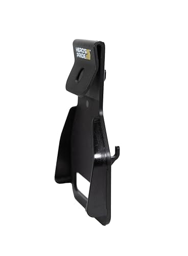Hero's Pride Heavy Duty Locker Clip - Designed to Organize Duty Belts, Keys, and Tactical Gear - 75 lb Capacity - Fits Most Belt Buckles - Maximize Locker Space for Law Enforcement