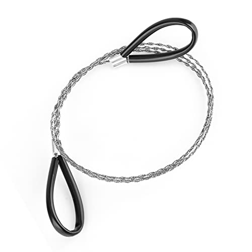 Emergency Steel Wire, Emergency Wire, Steel Wire Saw Scroll Travel Wire Rope Cable Survival Wire, for Cutting Wood Bone Rubber Plastic