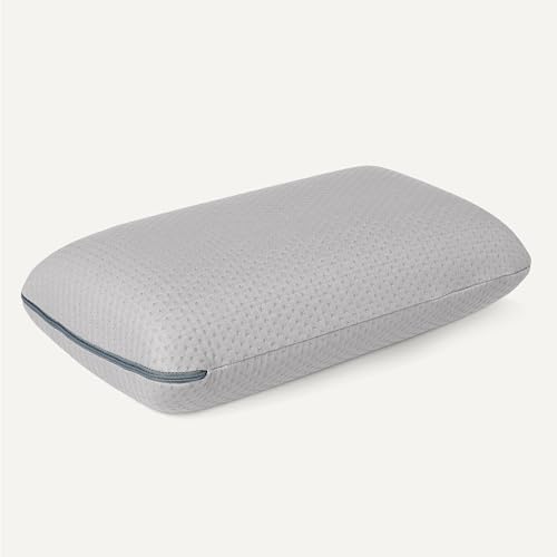 Amazon Basics Camping Pillow, Memory Foam Travel Pillow with Washable Cover
