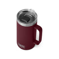 YETI Rambler 24 oz Mug, Vacuum Insulated, Stainless Steel with MagSlider Lid - color: Wild Vine Red