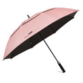 G4Free 47/54/62/68 Inch UV Protection Golf Umbrella Oversized Sun Umbrella | UPF 50+, Auto Open, Vented Double Canopy, Extra Large Coverage, Heavy Duty, Windproof Stick Umbrella - color: Dusty Rose/Black, size: 54 inch
