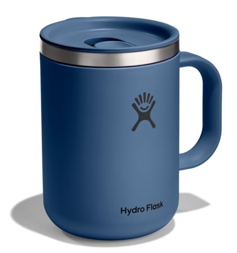 Hydro Flask Coffee Mug – Insulated Stainless Steel, Non Spill, Leak Resistant Travel Mug 24 Oz Harbor Blue - color: HARBOR BLUE, style: 24 Oz