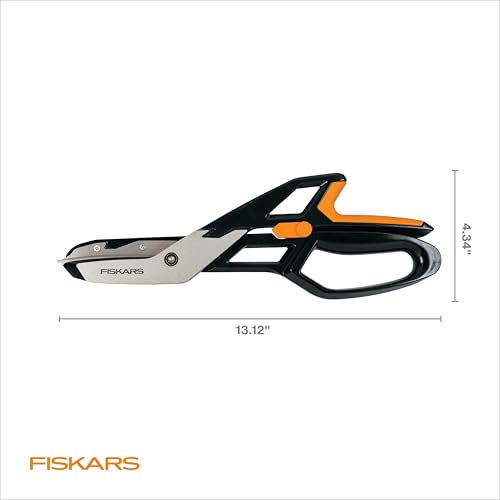 Fiskars Pro 13" PowerArc Easy Action Aluminum Tin Snips - style: Easy Action Snips 13 in.