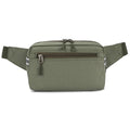 Mini Hiking Waist Bag, 3-Pocket 1.7L RFID Blocking Fanny Pack for Men Women - color: Army Green