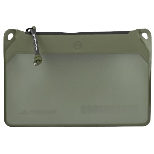Magpul DAKA Window Pouch Zippered Tactical Range Tool and Gear Bag - color: Olive Drab Green, size: Small (6" x 9")