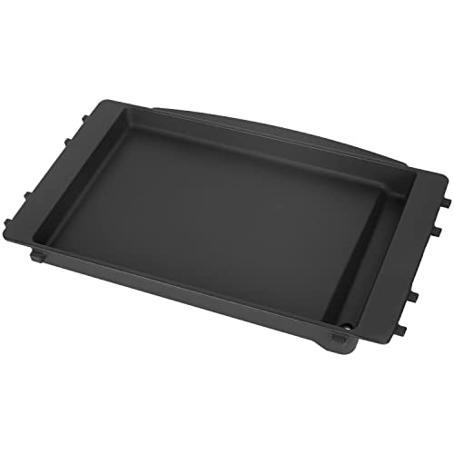 DELSbbq 7658 Cast Iron Griddle for Weber Spirit II/I 200 300, Genesis Grill | Plate for Genesis Gold/Silver B & C, for Genesis Platinum, for Genesis 1000-5000, Sunken Grease Drain Channel, 17.5"x11.9" - size: 17.5" x 12" x 2"