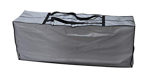 Outdoor Rectangular Cushion/Cover Storage Bag, Protective Zippered Storage Bags with Handles, 50''L x 13''W x 20''H, Grey - color: Grey, size: 50''X13"X20''