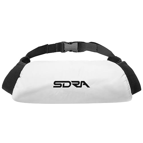 Suddora Football Hand Warmer, Lightweight Polyester Blend Reusable Hand Pouch with Zipped Pocket & Adjustable Adjustable Strap, Water-Resistant for Football, Baseball, Hiking & Camping – One Size - color: White