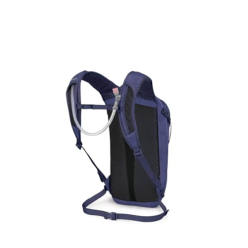 Osprey Berm Biking Backpack with Hydraulics Reservoir - Lightweight Hydration Backpack for Men and Women - color: Botswana Purple Dust Print, style: 12l