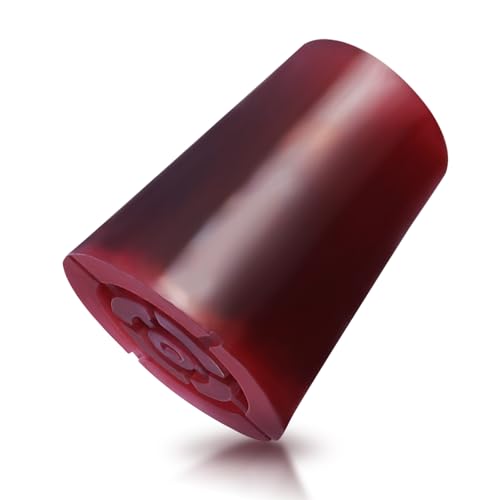 Cane Tips Heavy Duty, Ultra Durable Crutch Accessories Replacement Tips for Walking Stick/Walkers/4 Prong Cane, Flat Base, High Polymer Rubber Material - color: 1 INCH-25mm