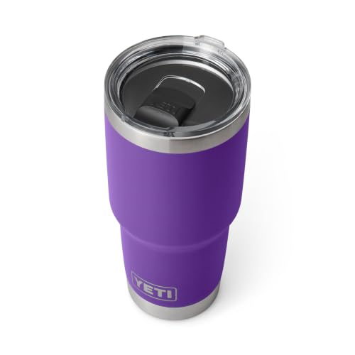 YETI Rambler 30 oz Tumbler, Stainless Steel, Vacuum Insulated with MagSlider Lid, Pace Purple - color: Pace Purple
