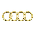 Still Awake 5 Pcs Spring Clip Round Carabiner Buckle, Diameter O Ring Snap Clip Trigger Spring Keyring Buckle,Hooks Clip DIY Accessories - color: Gold, size: 3/4inch