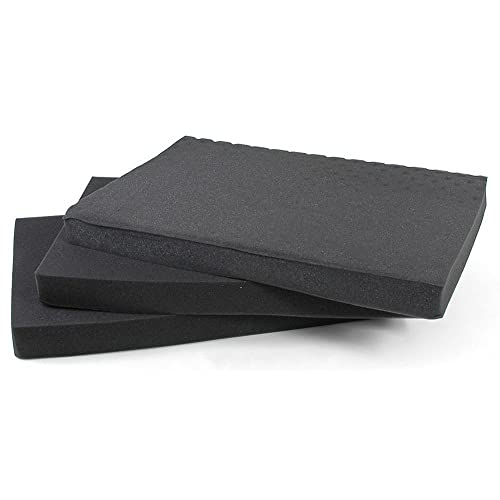 multicomp PRO 22" Weatherproof Equipment Case, made of Polypropylene Plastic, Black with Foam Insert, (22" X 16.5" X 8.5" (L x W x H)) - size: 22" X 16.5" X 8.5" (L x W x H) (BLACK)