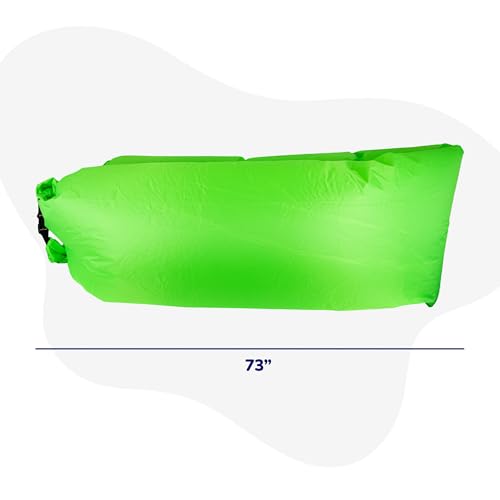 ArtCreativity Inflatable Lounge Chair - Large Air Sofa Lounger Holds Air Longer Hours - Waterproof Camping Essentials for Hiking, Beach, Backyard, Park, Picnics - Inflatable Camping Couch Furniture